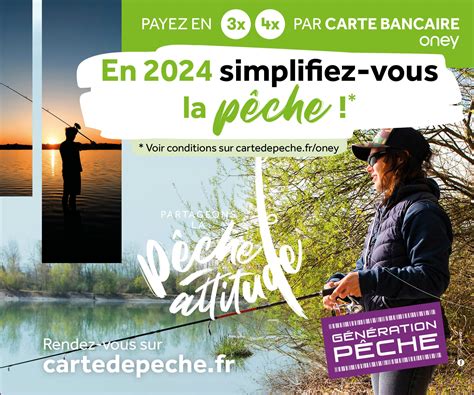 Carte de pêche 2024 Fédération de Pêche du Gard