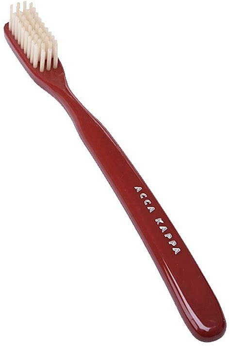 Acca Kappa Vintage Collection Medium Pure Bristle Toothbrush Red