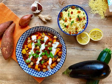 Rezept F R Gem Se Tajine Mit Riesen Couscous Und Kichererbsen