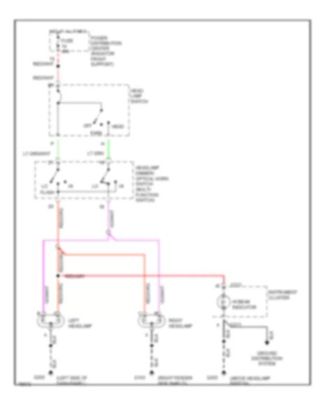 Headlights Dodge Ram Van B3500 1996 System Wiring Diagrams Wiring Diagrams For Cars