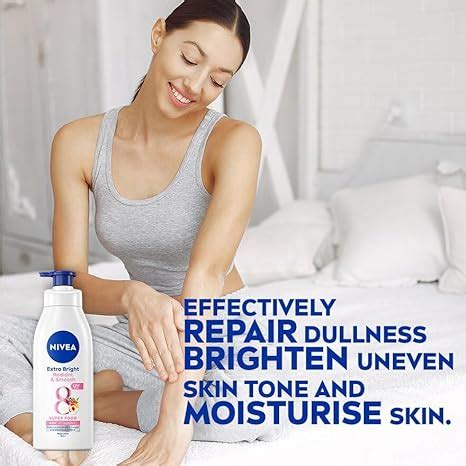 Nivea Extra Bright Radiant Smooth Superfood Uv Filter Body Lotion