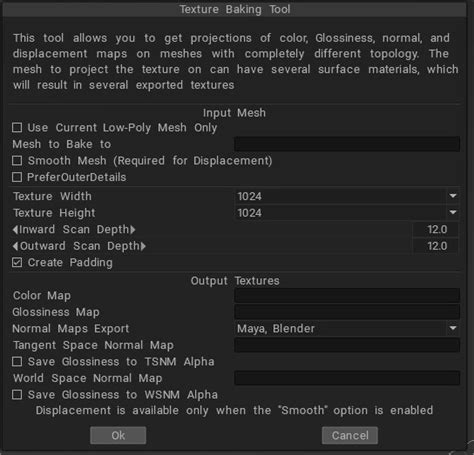 Texture Baking Tools 3dcoat Documentation