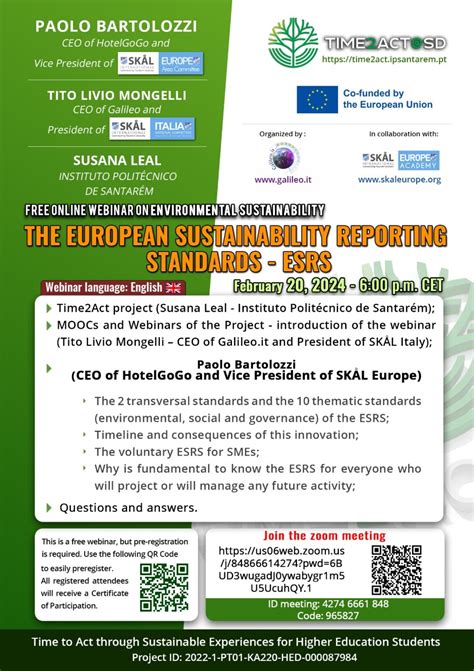 European Sustainability Reporting Standards Esrs Skal Europe