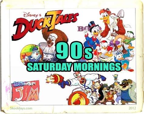 Magnet Featuring Retro Saturday Morning Cartoons 80s