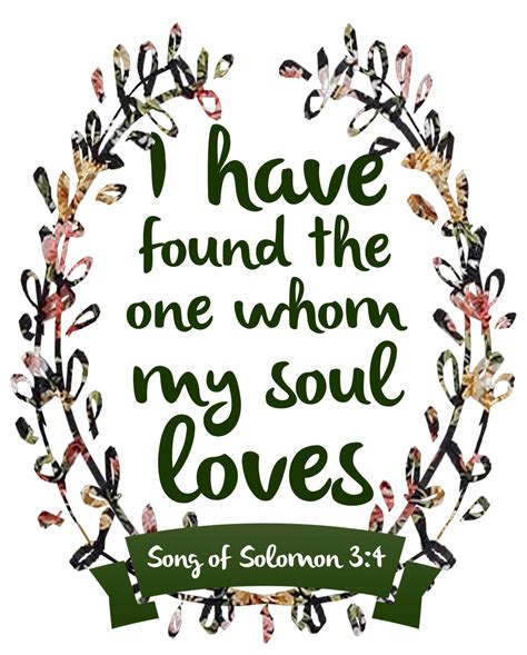 Printable Bible Verse Song Of Solomon 3 4 By PaperLoveSong