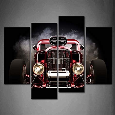 Wall Art Hot Rod Picture Print Canvas Mechanic Auto Shop Salvage Junk Yard Decor 787732238221 EBay