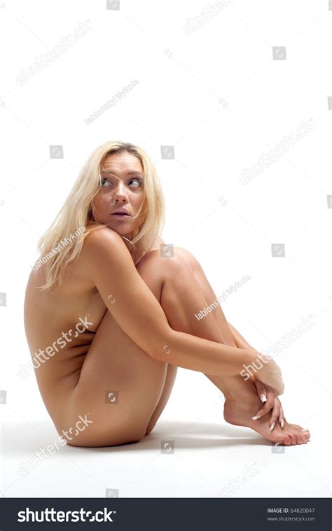 Beautiful Sexual Girl Blonde On White Stock Photo Shutterstock