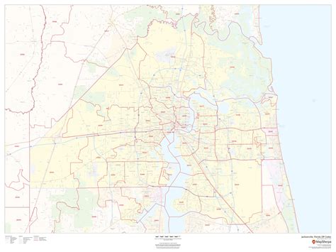 Jacksonville Fl Zip Code Map Free At Scott Lanier Blog