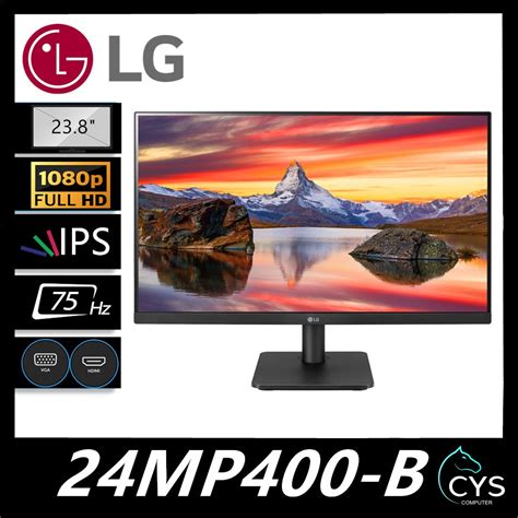 LG 24MP400 B 23 8 IPS FHD 75HZ 5MS FREESYNC MONITOR Shopee Malaysia