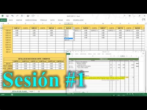 AUTOMATIZACION EXCEL PARA METRADOS EN EDIFICACIONES SESION 1