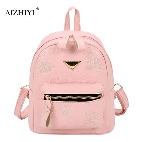 Fashion Women Small Backpacks Soft Pu Leather Zipper Tassels Backpacks Female School Shoulder