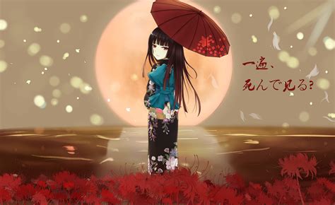 Wallpaper Anime Girl Kimono Japanese Outfit Free Pictures On Fonwall