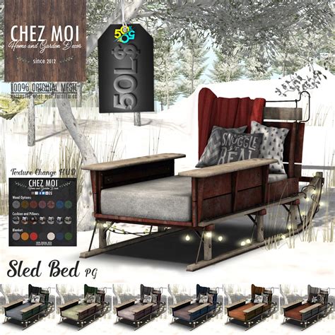 chez moi sled bed love  decorate