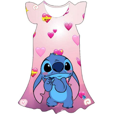 Disfraz De Stitch Para Niños Y Niñas De 1 3 7 9 Y 10 Años Ropa De Cosplay Vestido De Fiesta