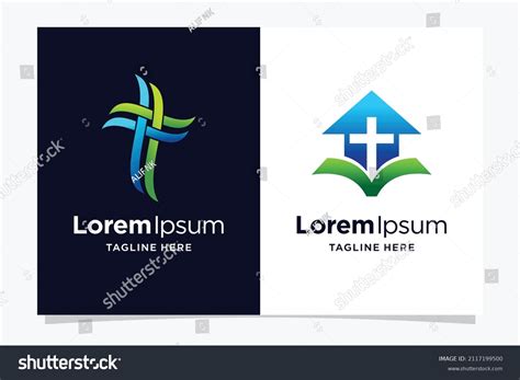 Church Logo Modern Concept Stock Vector (Royalty Free) 2117199500 ...