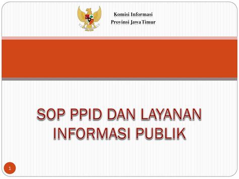 Ppt Sop Ppid Dan Layanan Informasi Publik Powerpoint Presentation