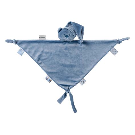 Nattou Lapidou Maxi Doudou Urso Reciclado Azul Escuro Compre