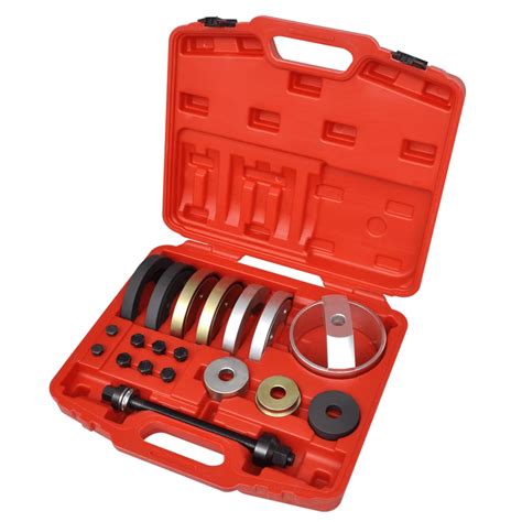 Universal 19 pcs Compact Front Wheel Hub Drive Bearing Puller Removal Tool Kit | vidaXL.com