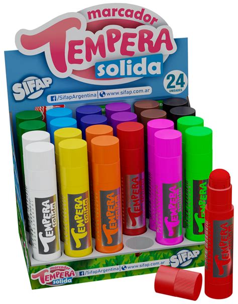 Tempera Solida Sifap En Barra Color Quinque