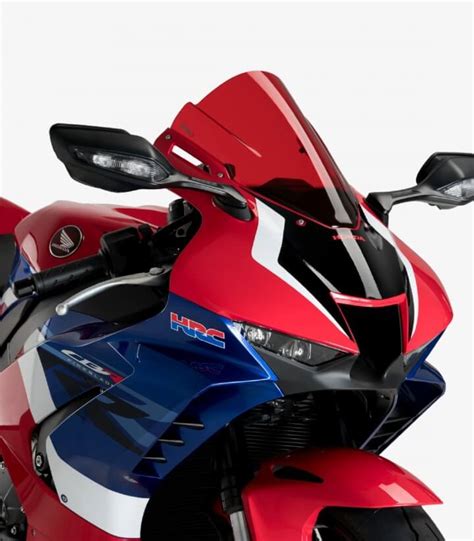 Honda CBR1000RR R Fireblade 2020 2024 Puig Z Racing Red Windshield