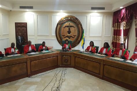 Gabon La Cour Constitutionnelle Fait Sa Rentr E