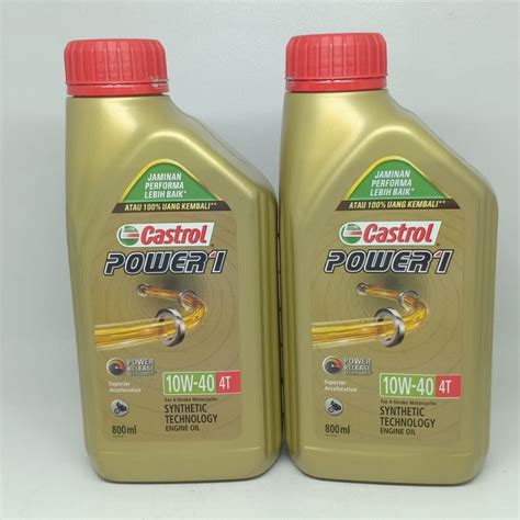 Jual Oli Mesin Pelumas Oil T Motor Bebek Sport Castrol Power Sae W