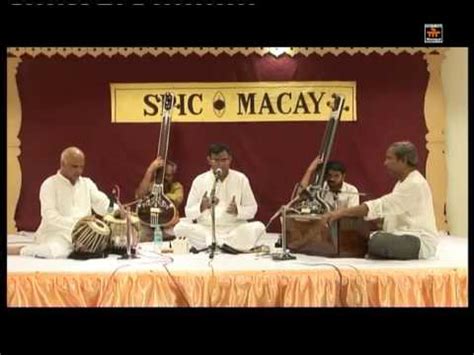 Pt Milind Chittal Raga Miya Ki Malhar At Spic Macay