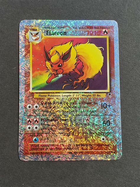 Pokemon Flareon 10110 Legendary Collection Reverse Holo Nm Ebay