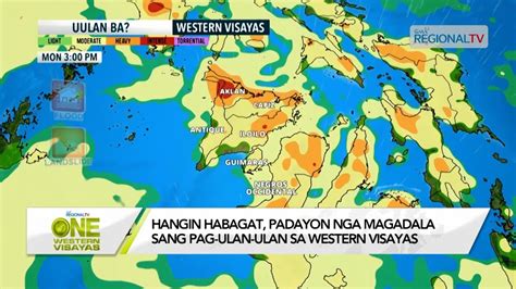 One Western Visayas Hangin Habagat Padayon Nga Magadala Sang Pag Ulan