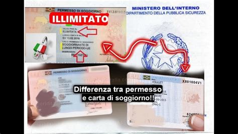 Differenza Tra Carta Di Soggiorno E Permesso Di Soggiorno Illimitato I