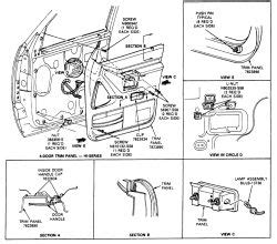 How Can I Replace The Driver Side Door Handle On The Inside Of A 1998