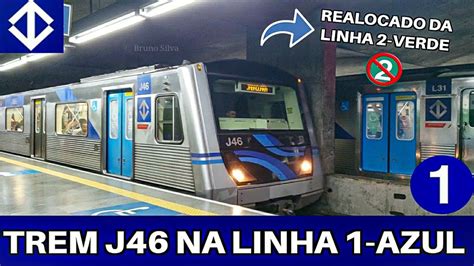 Metr Sp O Trem J Agora Da Linha Azul Youtube