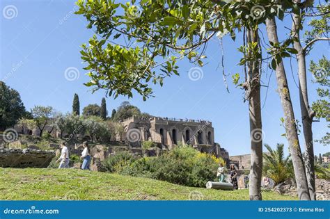 View from Parco Archeologico Del Colosseo Towards Casa Delle Vestali in ...