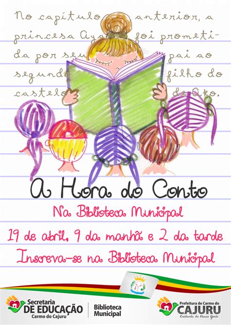 Hora Do Conto 2013 Biblioteca Pública Municipal Blog Cajuru