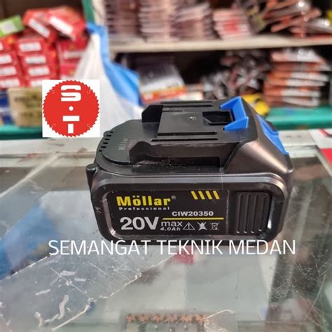 Jual Baterai Lithium Li Ion Cordless Battery V Ah Ah Mollar