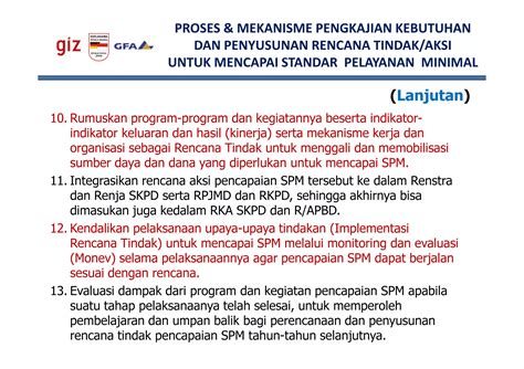 Rencana Aksi Penerapan Dan Pencapaian Standar Pelayanan Minimal Spm Ppt