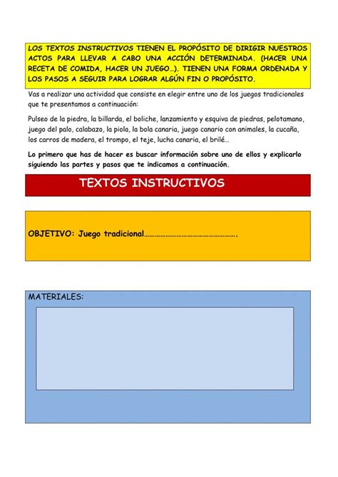 Ejercicio de Juegos tradicionales y deportes canarios Características