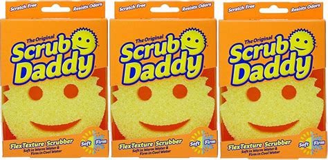 Original Scrub Daddy Sponge Scratch Free Scrubber For Dishes And Home