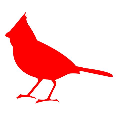 Cardinal Silhouette Clip Art at Clker.com - vector clip art online, royalty free & public domain