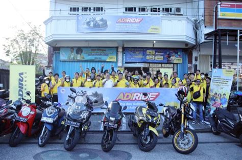 adira finance gelar program adira   motogp mandalika