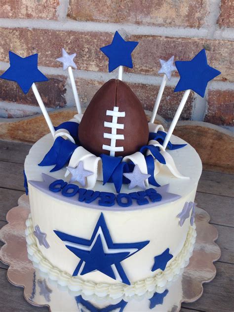 Cowboys Football Cake Dallas Cowboys Birthday Cake Dallas Cowboys