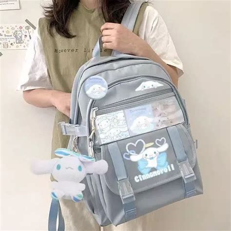 Mochila Coreana Estilo Kawaii Sanrio Kuromi Cuotas sin interés