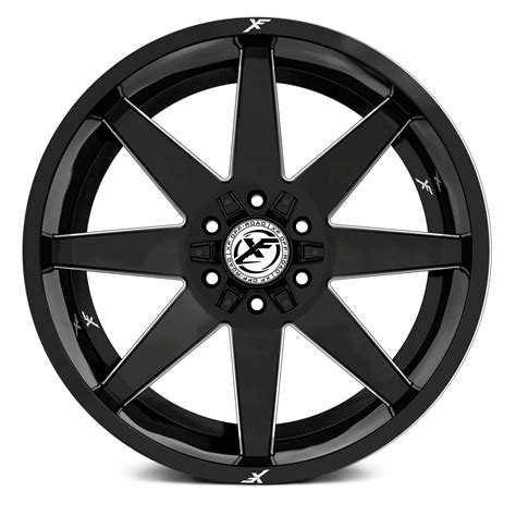 Xf Off Road® Xf 236 Wheels Gloss Black With Milled Accents Rims