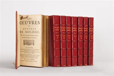 Les Oeuvres De Monsieur De Moli Re De Moliere Couverture Rigide