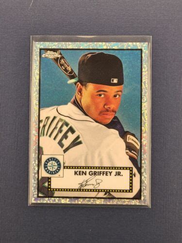 2021 Topps Chrome Platinum Ken Griffey Jr Mini Diamond 70th Refractor