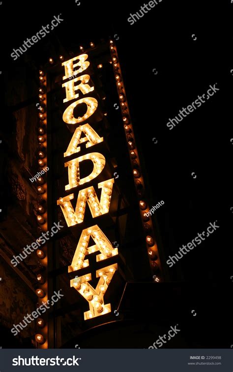 Broadway Sign Stock Photo 2299498 - Shutterstock