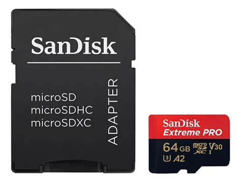 Cartao De Memoria Para Go Pro - Cartão De Memória Sandisk 64gb Extreme Pro Gopro | MercadoLivre