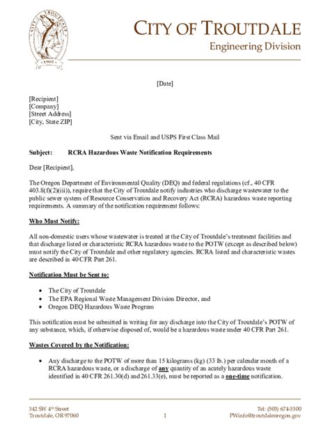 Fillable Online Notification Of Rcra Subtitle C Activities Site