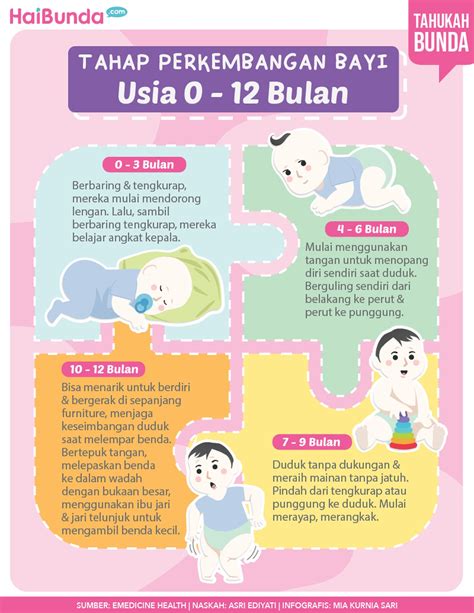 Tahap Perkembangan Bayi Usia 0 12 Bulan