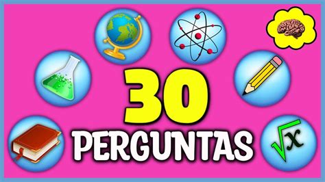 QUIZ DE CONHECIMENTOS GERAIS 30 PERGUNTAS NOVO QUIZ YouTube